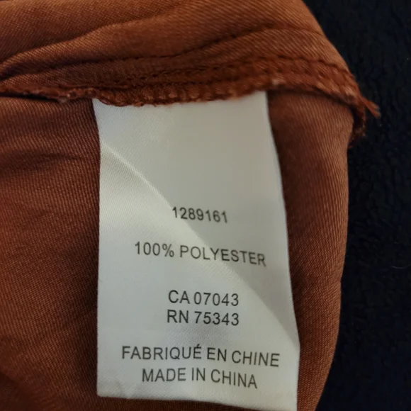 Rachel Roy Rust Ruffled Blouse - Picture 3 of 3